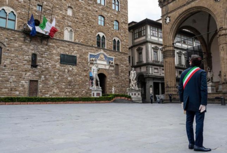 Toscana, rischio rosso (Foto Ansa)
